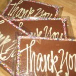 What better way to say 'Thank you' than with chocolate!  Much sweeter than a paper card!